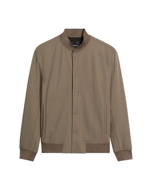 Theory Brown Murphy Precision Bomber Jacket for men