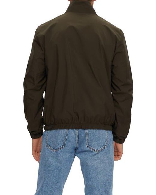 Gorski Black Reversible Zip Jacket for men
