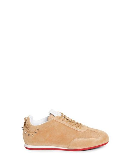 Christian Louboutin Brown Eleonora T-Toe Sneaker