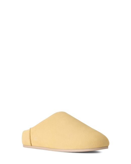 Ugg Natural Elea Waterproof Suede Slipper