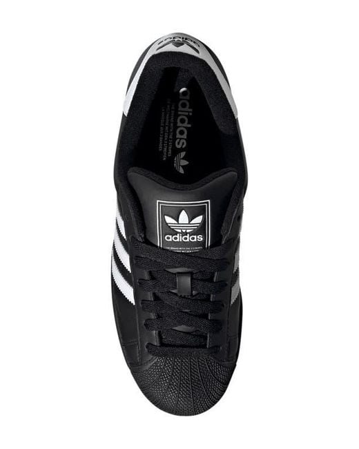 Adidas Black Superstar Sneaker
