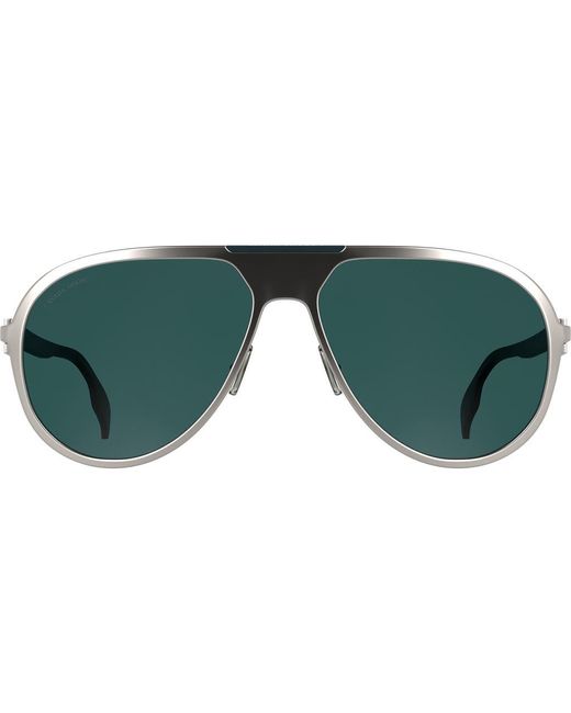 Canada Goose Green 60Mm Aviator Sunglasses