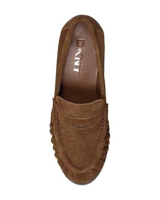 DKNY Brown Ladey Loafer Pump