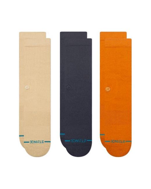 Stance Multicolor Icon Assorted 3-Pack Crew Socks for men