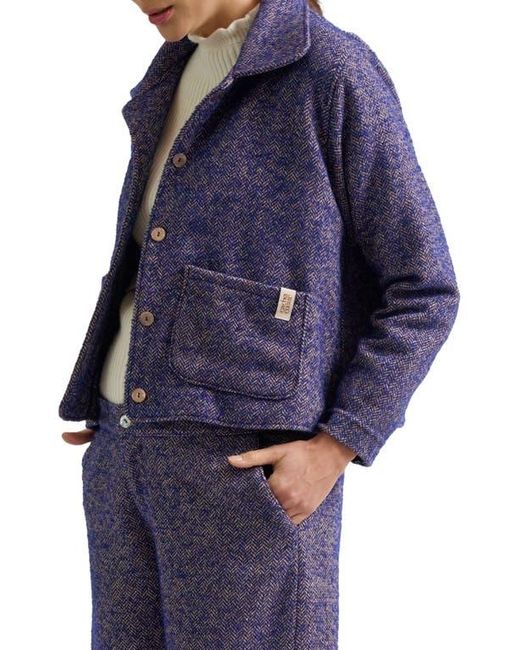 Cache Coeur Blue Pippa Maternity Jacket