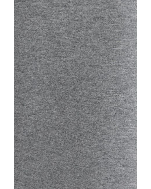 Caslon Gray Patch Pocket Pull-On Relaxed Ankle Straight Leg Pants