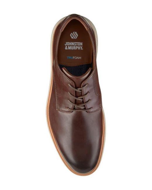 Johnston & Murphy Brown Larkin Plain Toe Derby for men