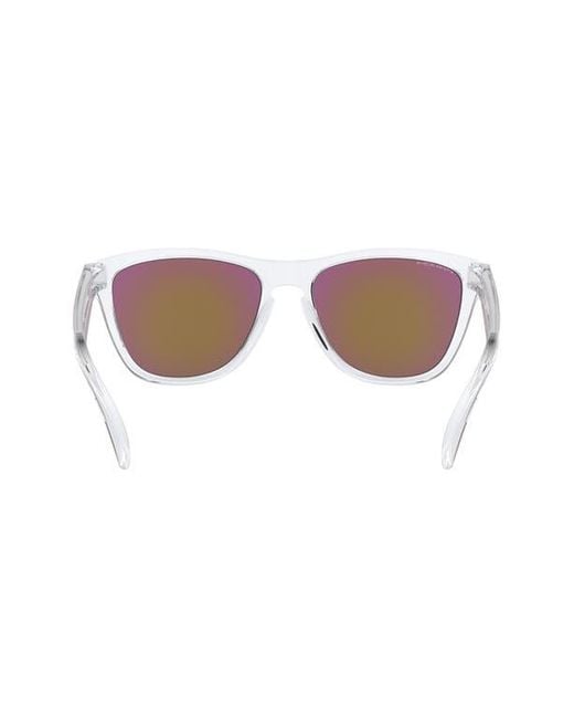 Oakley Purple Frogskins 54Mm Rectangular Sunglasses for men