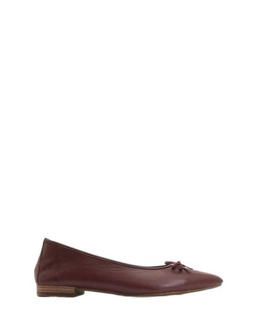 Forever & Always Shoes Multicolor Ruby Leather Pointed Toe Flats