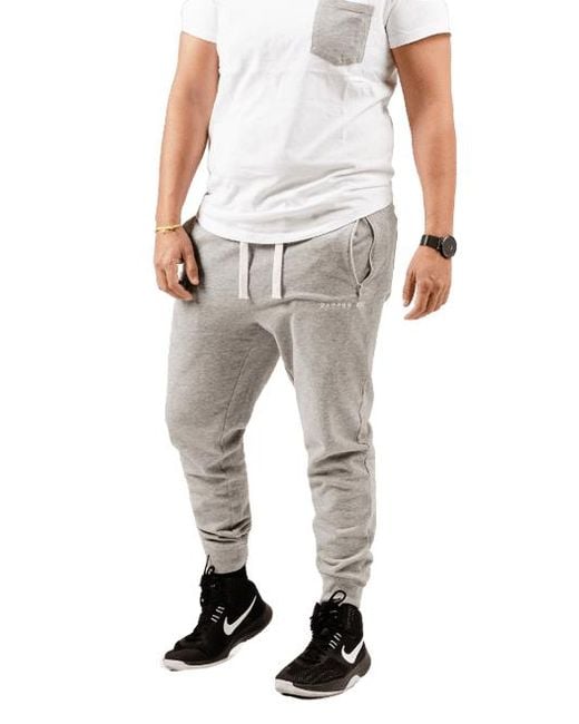 Dapper Boi Gray Melange Db Joggers for men