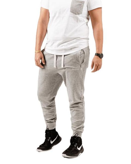 Dapper Boi Gray Melange Db Joggers for men