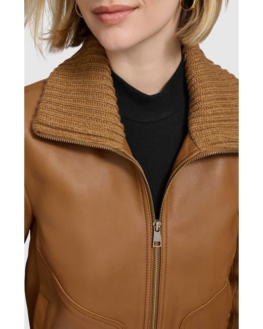 Andrew Marc Black Beatrix Leather Jacket