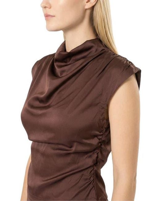 AREA STARS Brown Avery Solid Top