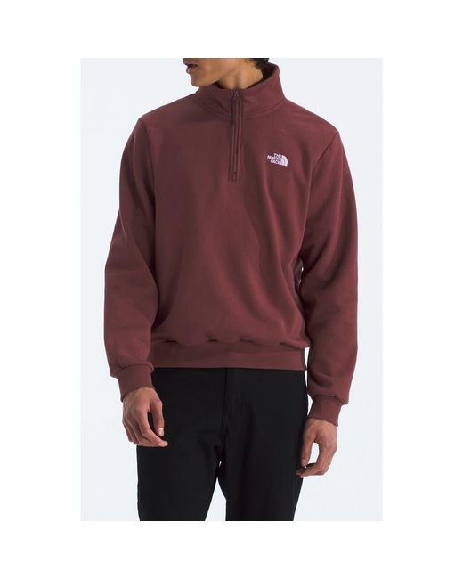The North Face Red Evolution Quarter Zip for men