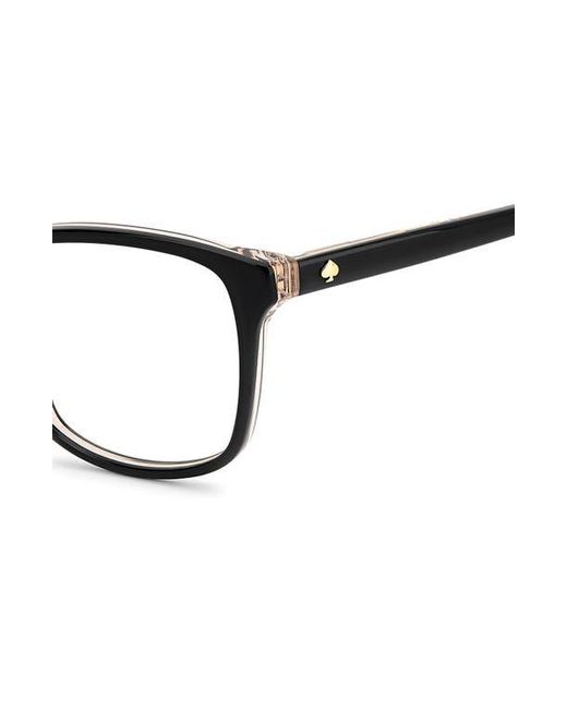 Kate Spade Black Reilly 55Mm Rectangular Reading Glasses