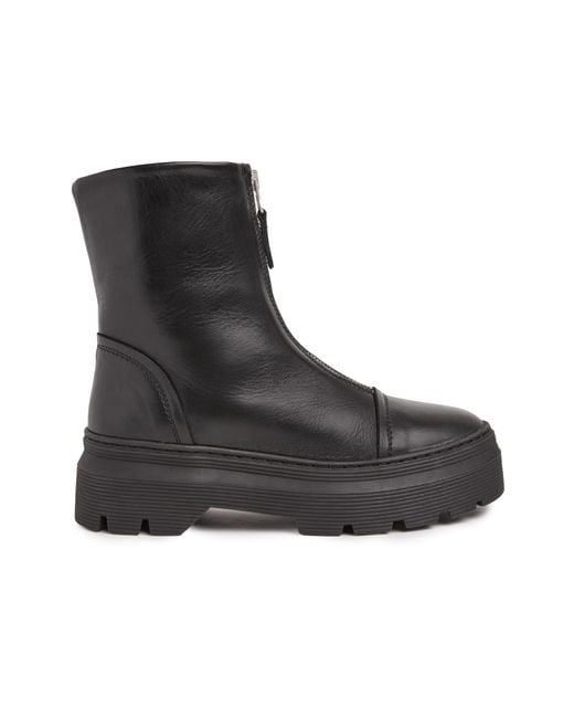 Celtic & Co. Black Front Zip Boots