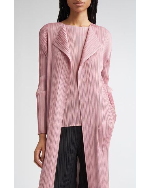 Pleats Please Issey Miyake Pink Monthly Colors September Pleated Coat