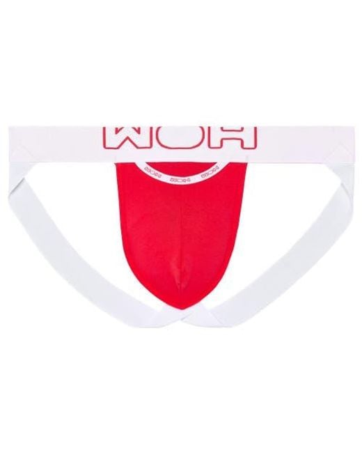 Hom Red Sexy Fun Jockstrap for men