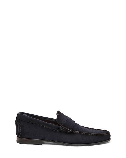 Santoni Black Ikangia Penny Loafer for men