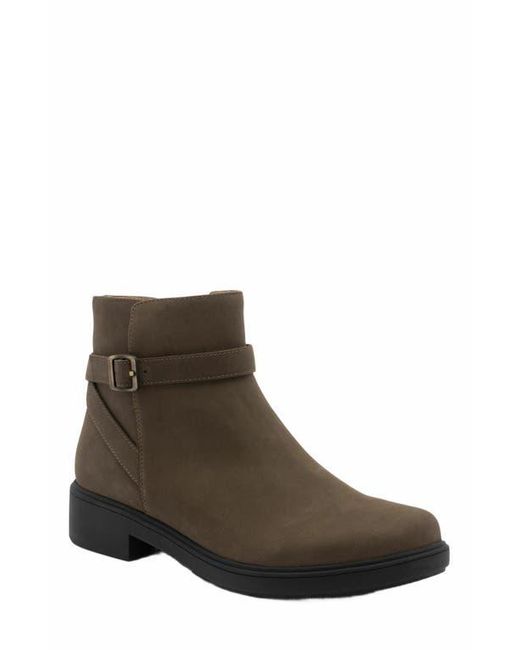 ABEO Brown Compass Buckle Boot