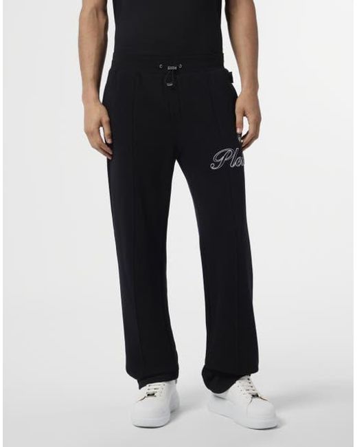 Philipp Plein Black Tracksuit Pants Basic for men