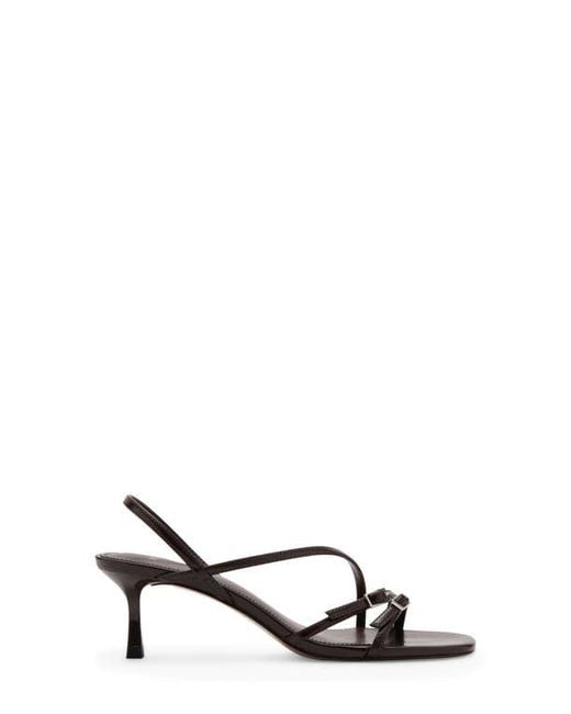 Mango White Slingback Sandal