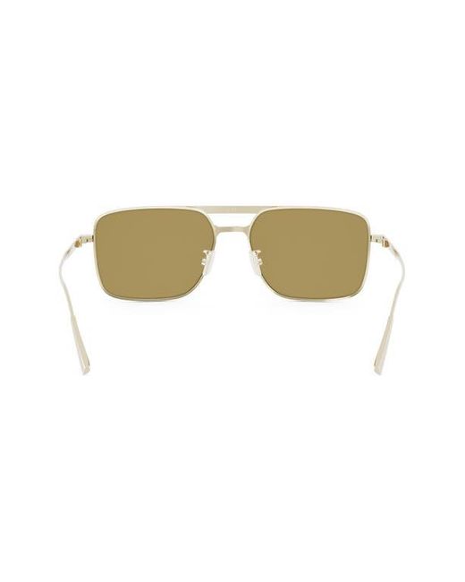 Dior Metallic Blacksuit S17U 54Mm Rectangular Sunglasses for men