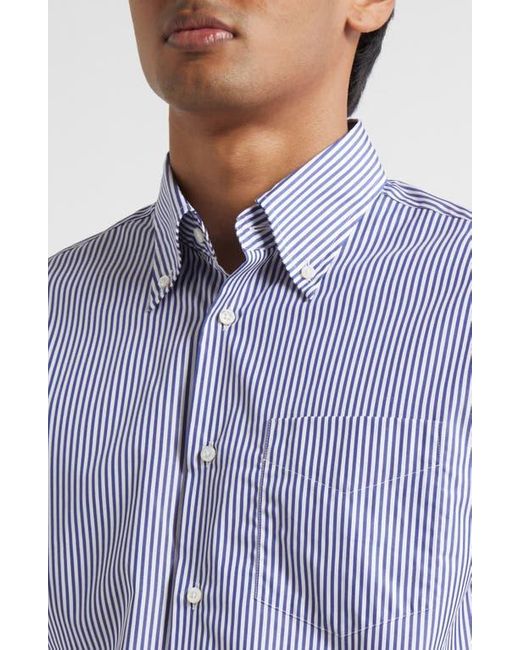 Ralph Lauren Purple Cameron Stripe Cotton Button-Down Shirt for men