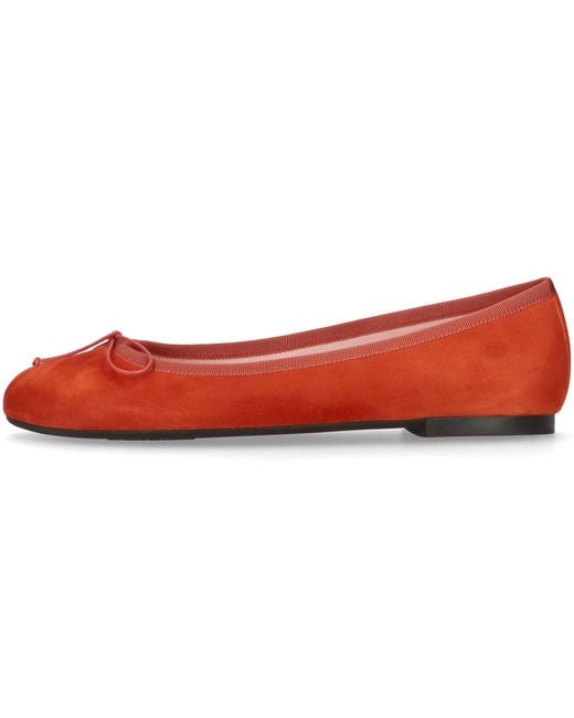 Pretty Ballerinas Red Round Toe Ballet Flat