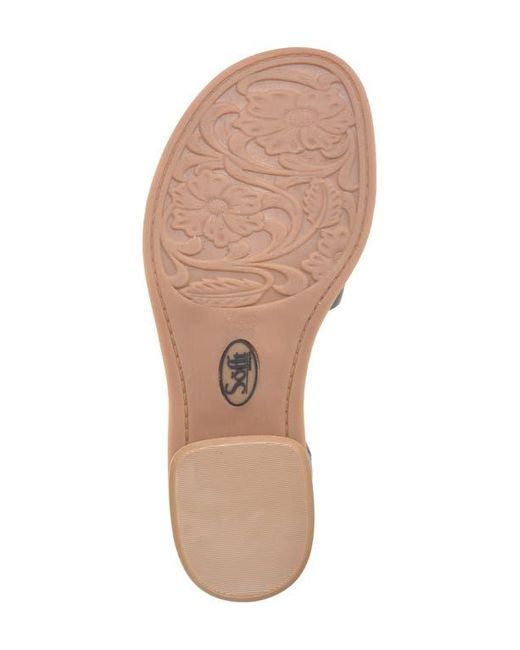 Söfft Black Faxyn Ankle Strap Sandal