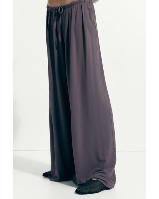 H&M Purple Jersey Drawstring Trousers