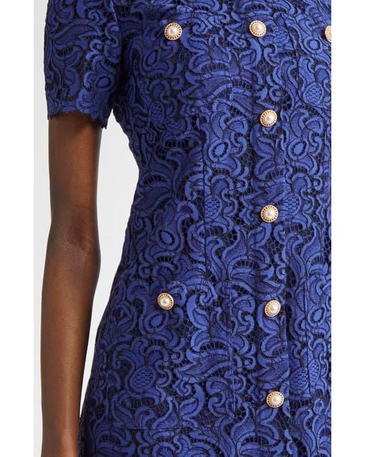 st john lace embellished shirt dress St. John | Dresses | St John Couture Lace Bead Embellished Button Black  Kneelength Dress Sz 2