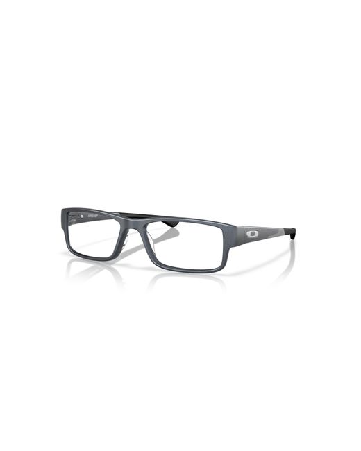 Oakley Black 59Mm Rectangle Optical Glasses for men