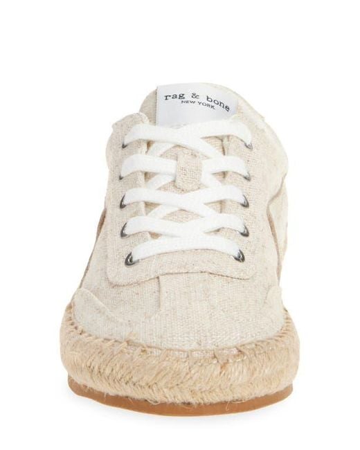 Rag & Bone White Retro Espadrille Sneaker