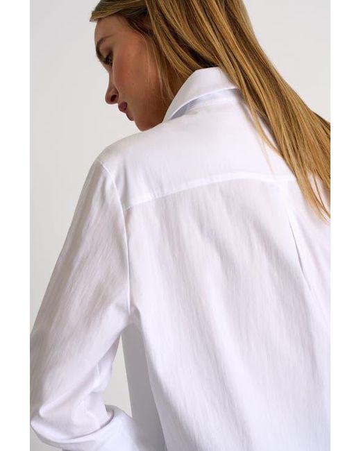 Shan White Poplin Shirt Tunic
