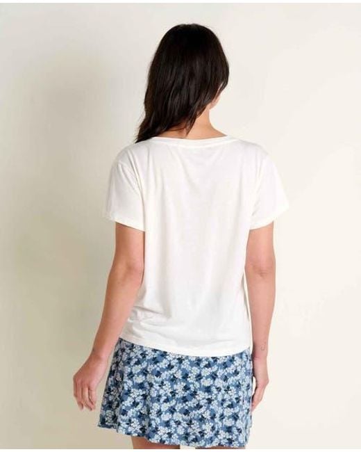 Toad & Co. White Whisper Tee