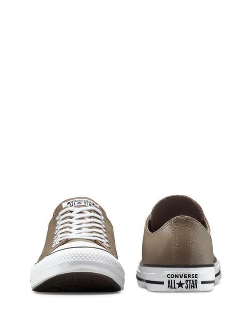 Converse White Chuck Taylor All Star Leather Low Top Sneaker for men