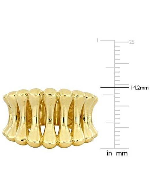 Julianna B Metallic Concave Ring 14K