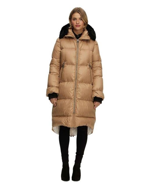 Gorski Natural Apres-Ski Long Jacket With Detachable Toscana Trim