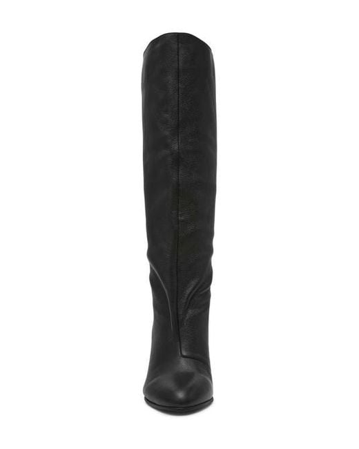 Steve Madden Black Rizk Knee High Boot