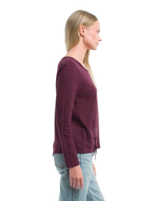 Wilt Multicolor U-Neck Button Placket Tee