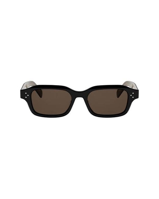 Céline Black 3 Dots 52Mm Rectangle Sunglasses for men
