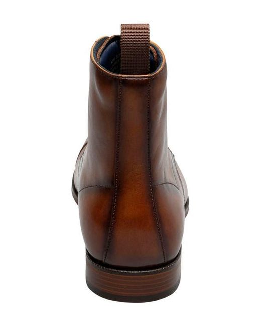 Stacy Adams Brown Henry Cap Toe Boot for men