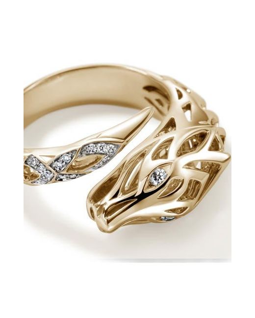 John Hardy Metallic Naga Bypass Ring