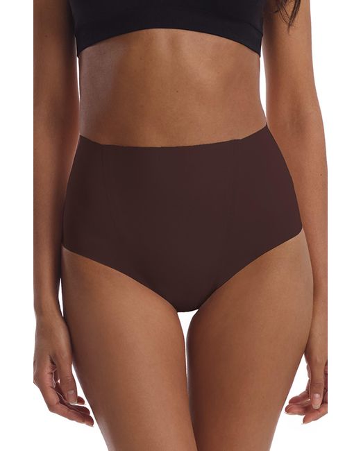 Commando Brown Zone Smoothing High Waist Briefs