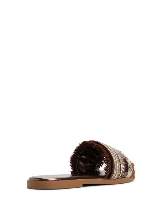 ALDO Brown Coralya Slide Sandal
