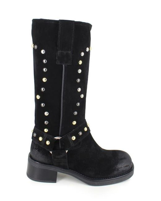 Zigi Black Cinnia Studded Water Resistant Boot