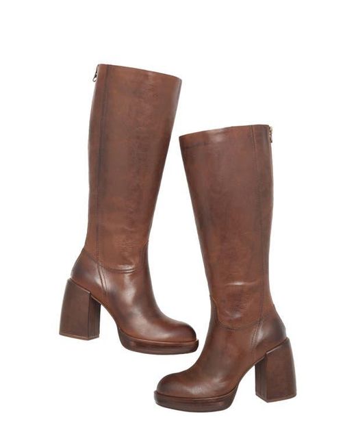 Kork-Ease Brown Anny Platform Knee High Boot