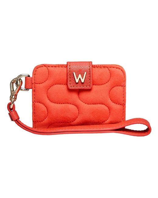 Wolf Red Mimi Swirl Card Case
