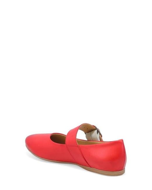 Miz Mooz Red Kaity Mary Jane Flat